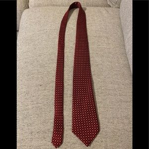 Dark Red Tie by Via Europa